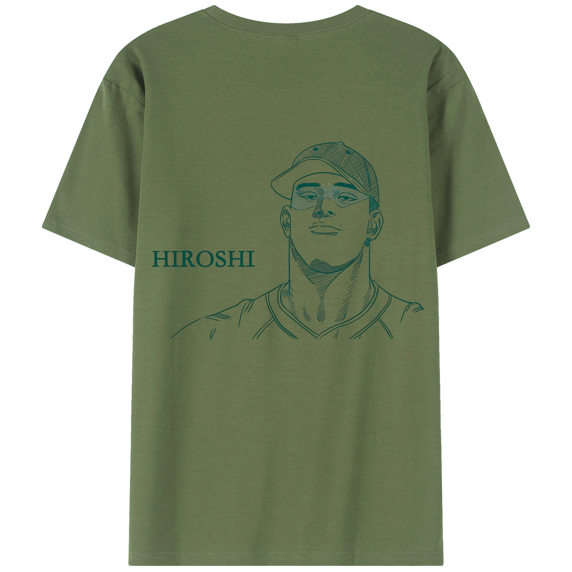 （画像用） SLAM DUNK／スラムダンク 綿100％ メンズ半袖Tシャツ（バックプリント） 通気性